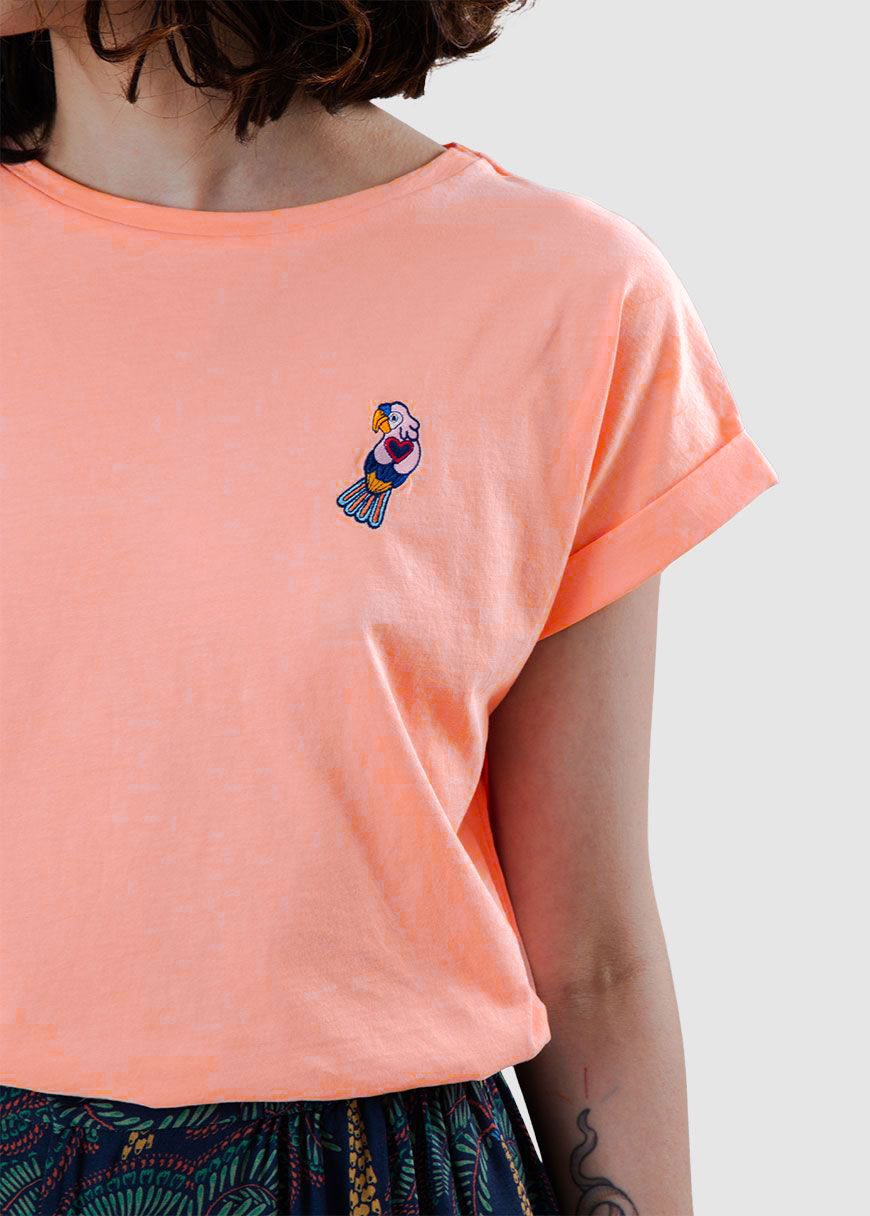 Asis-Parrot-Scoop-Tee-Pink-4.jpg Asis Parrot Scoop Tee