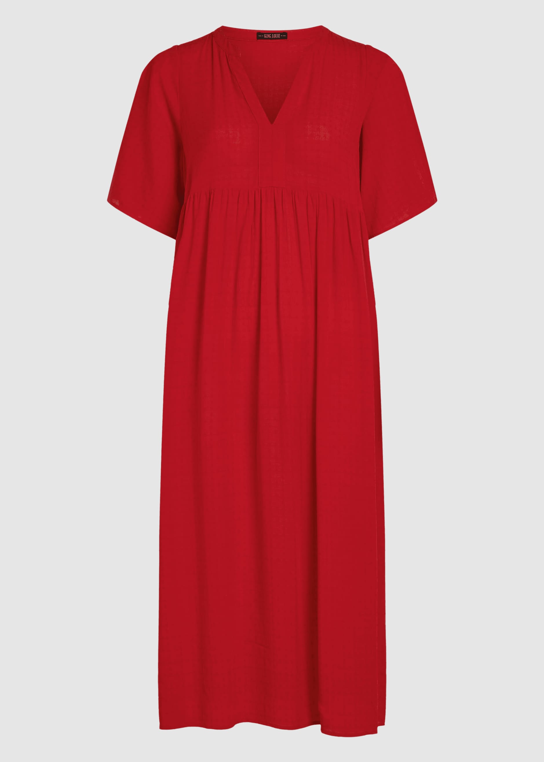 Ivana Dress Tortoise Chili Red