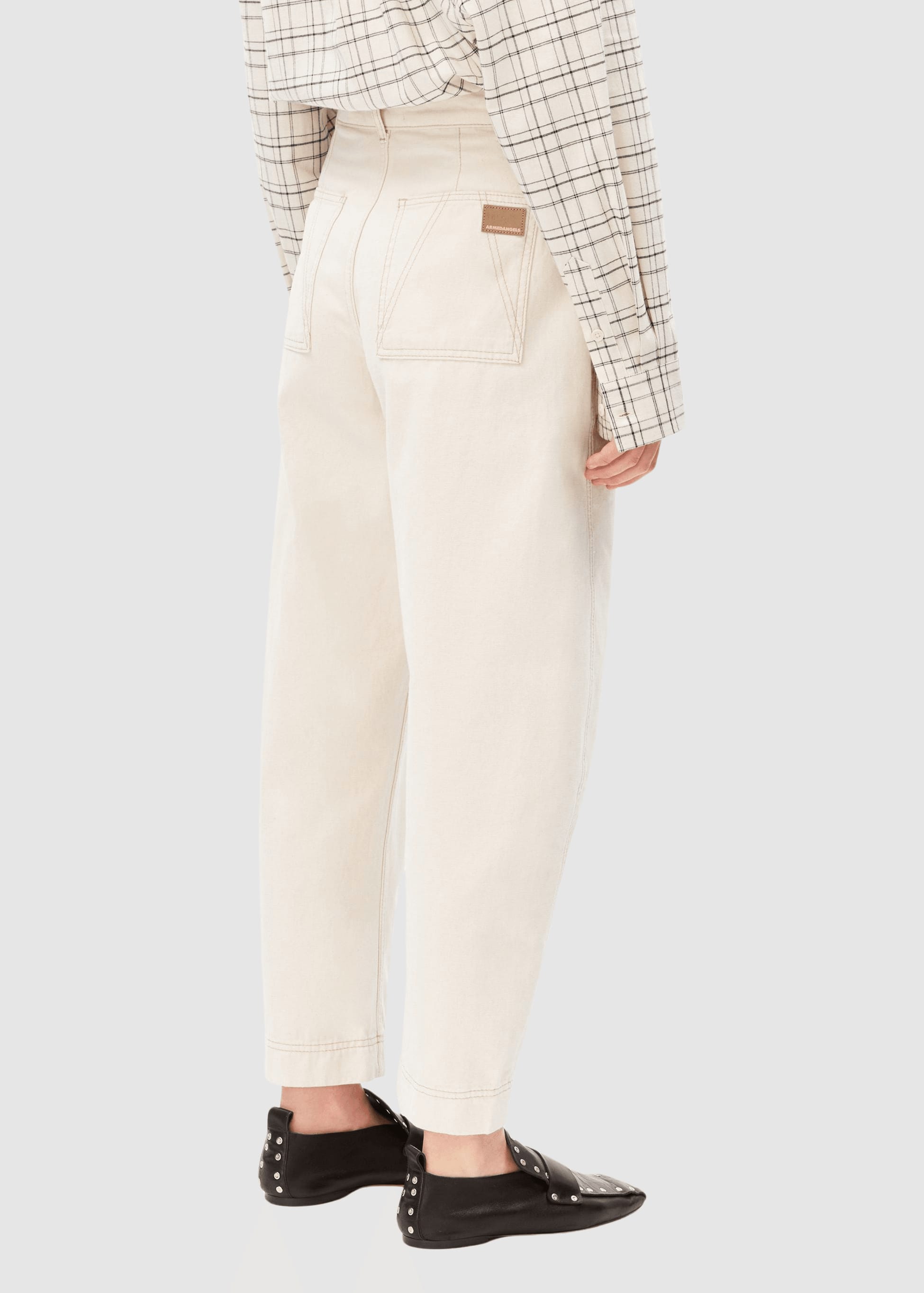 Workwear Canvas Barrel Pant Undyed