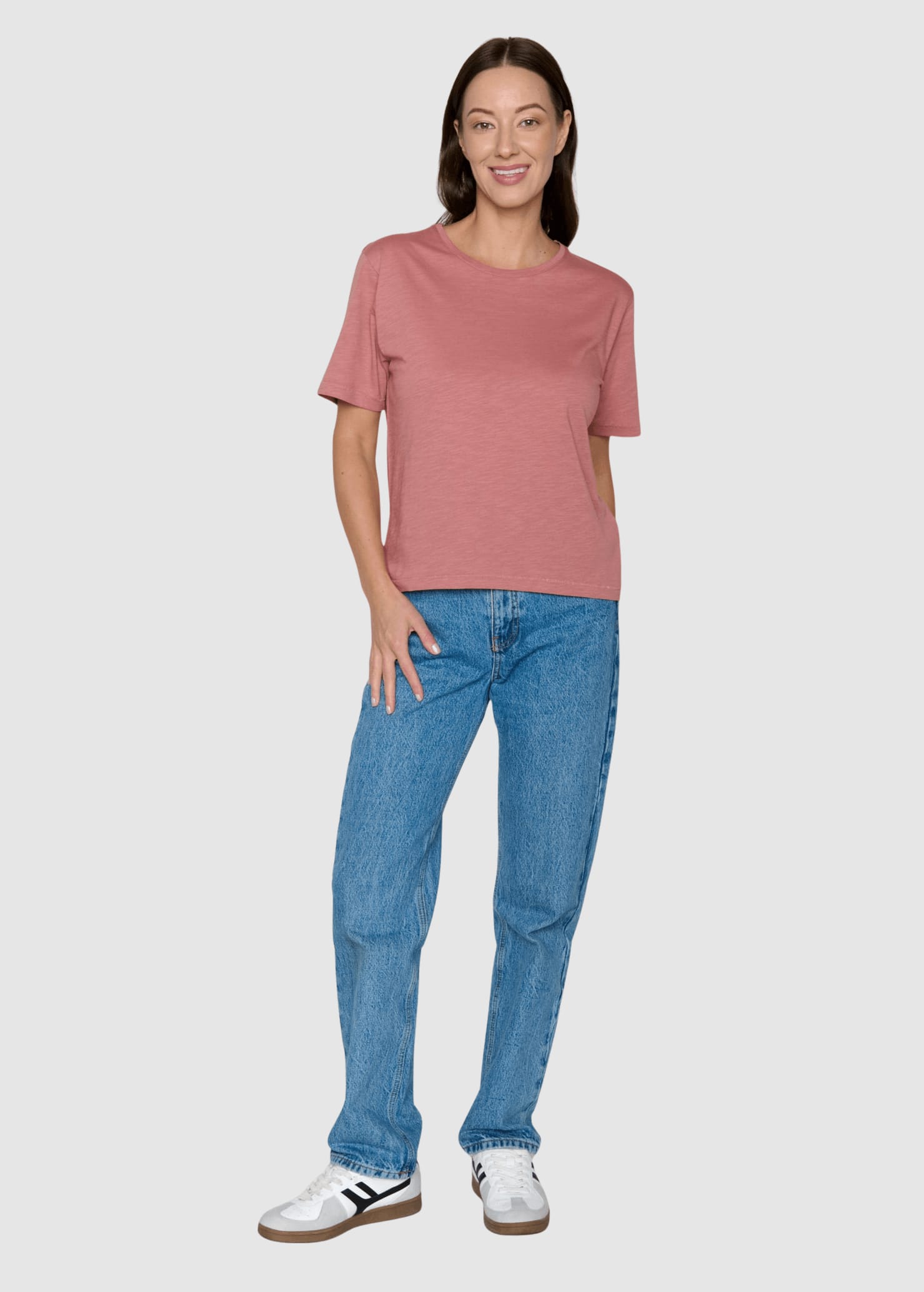 Basic Nova T-Shirt Dark Rose