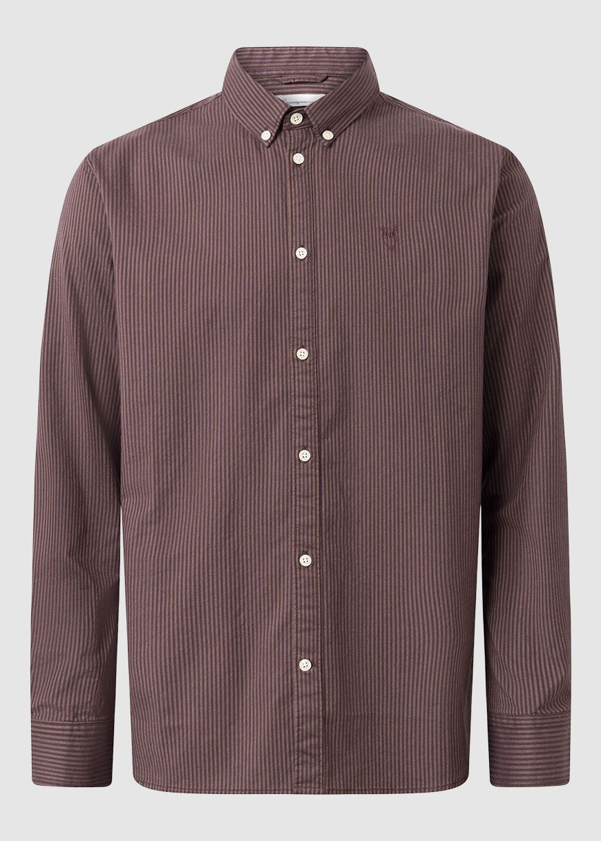 Costom Tailored Fit Striped Oxford Shirt Costom Tailored Fit Striped Oxford Shirt