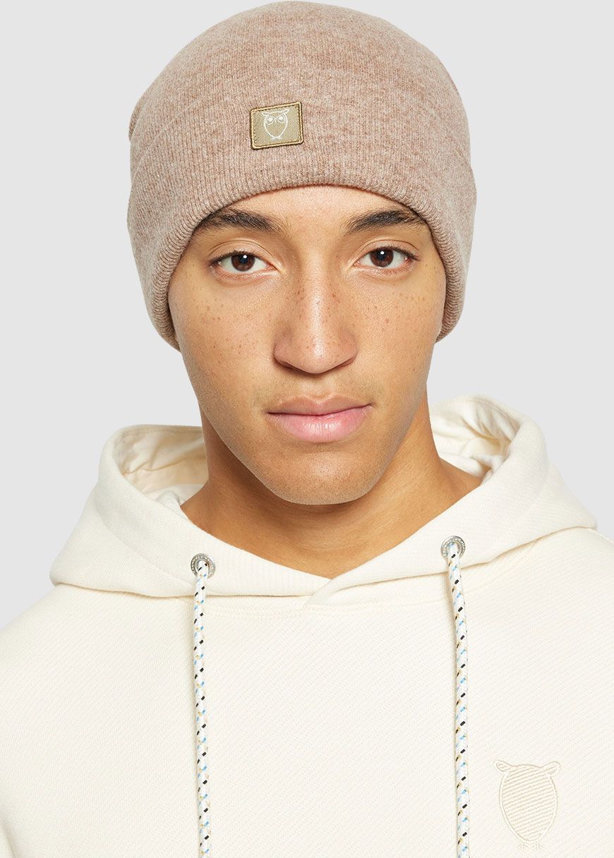 knowledge_cotton_apparel_wool_beanie_AW_25_KCA_82206_1336_Kelp_Melange_3_d9f11fe500 Wool Beanie