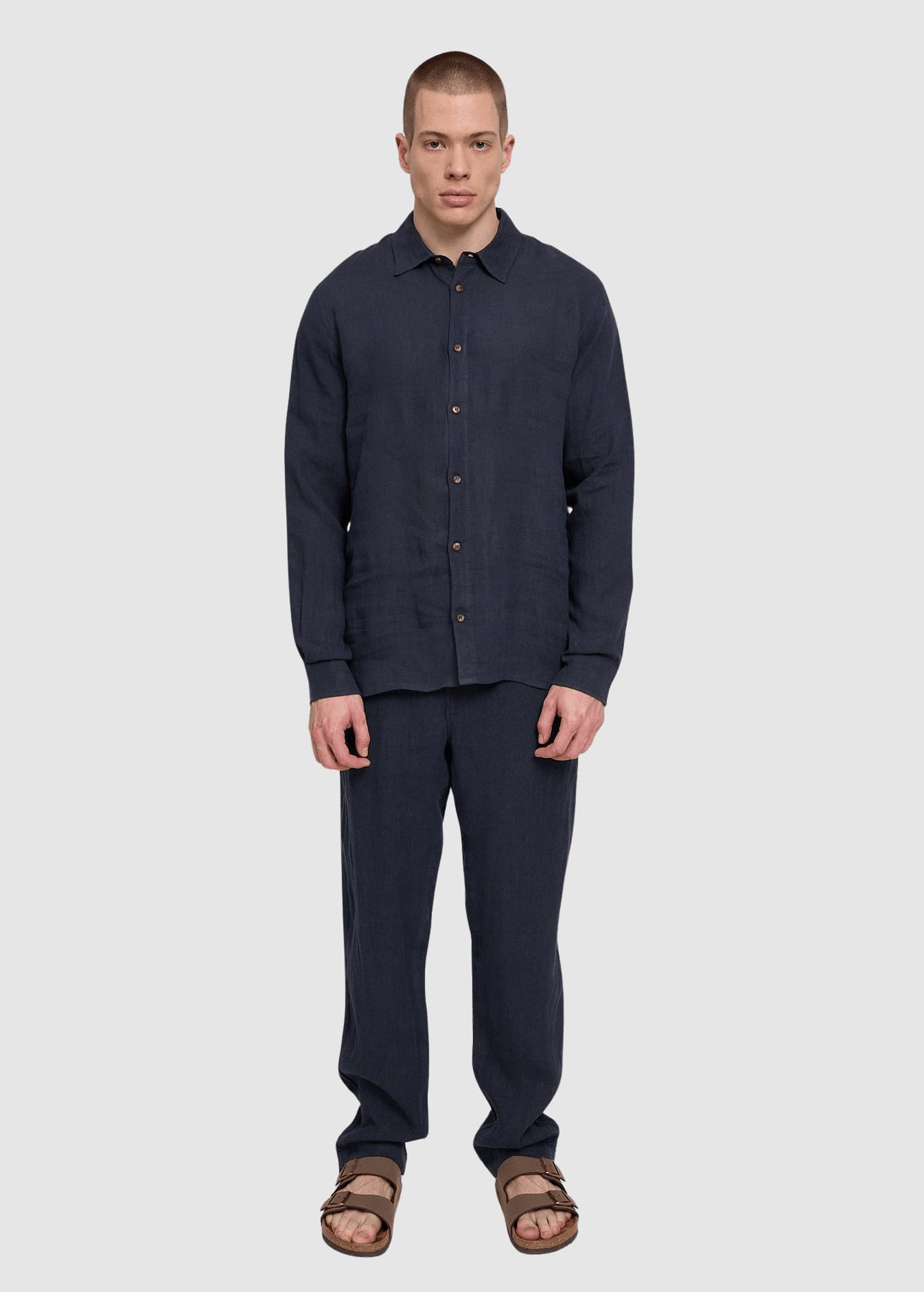 Classic Linen Shirt Ink Blue Classic Linen Shirt Ink Blue