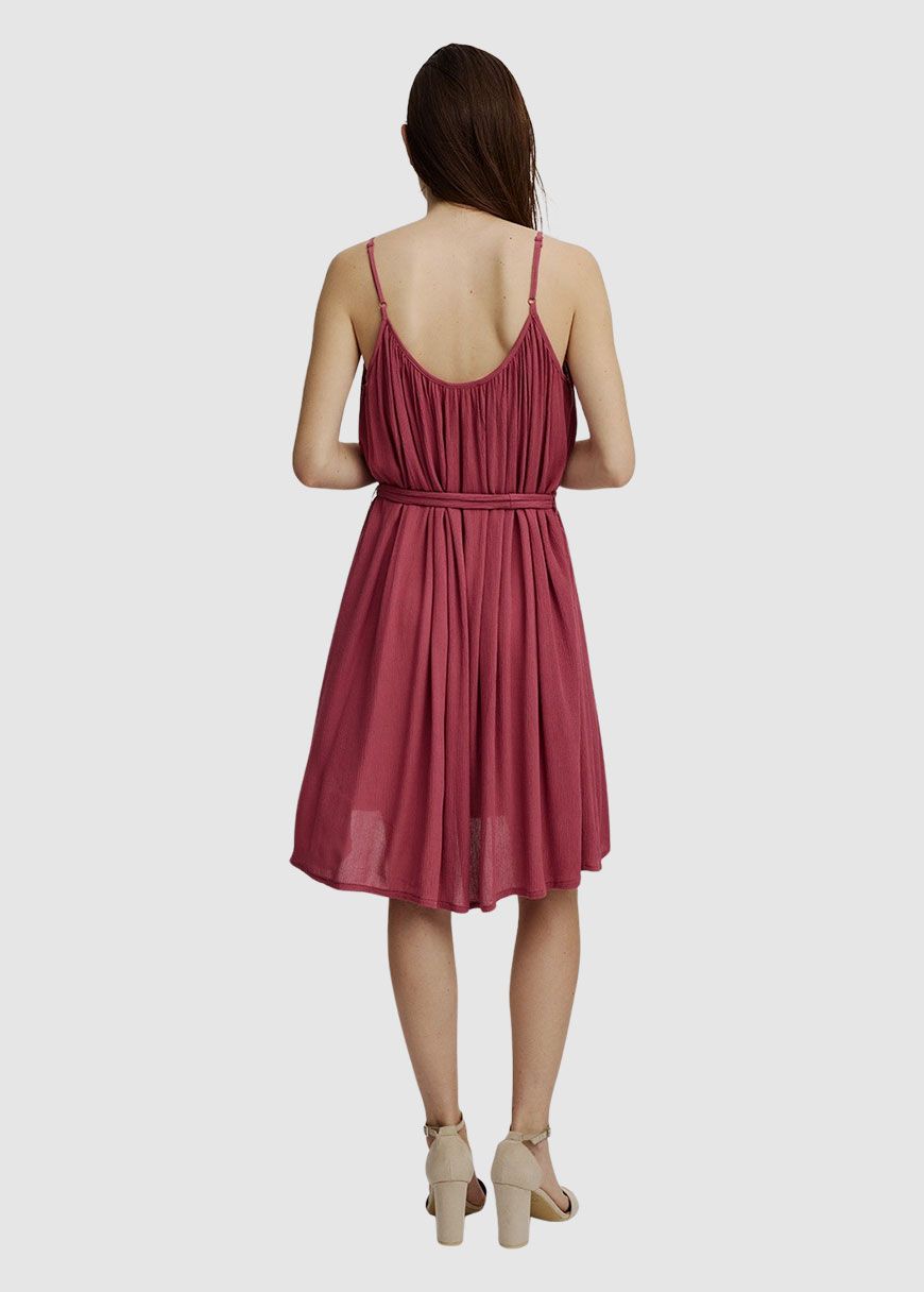 tranquillo_kurzes_kleid_SS_25_TRA_E26_Rose_Wine_3_ad35d6a530 Kurzes Kleid