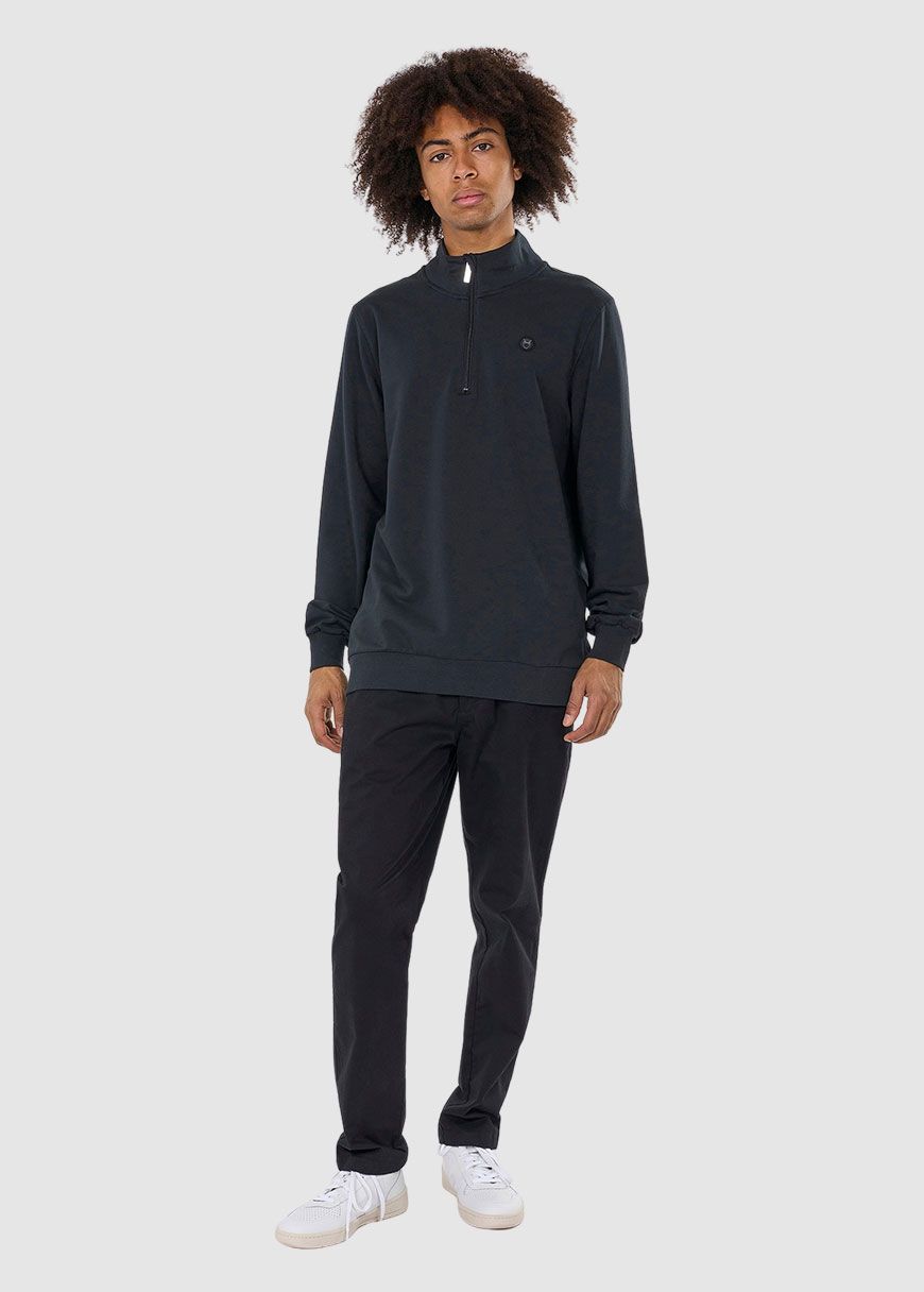 ½ Neck Zip Badge Sweat ½ Neck Zip Badge Sweat