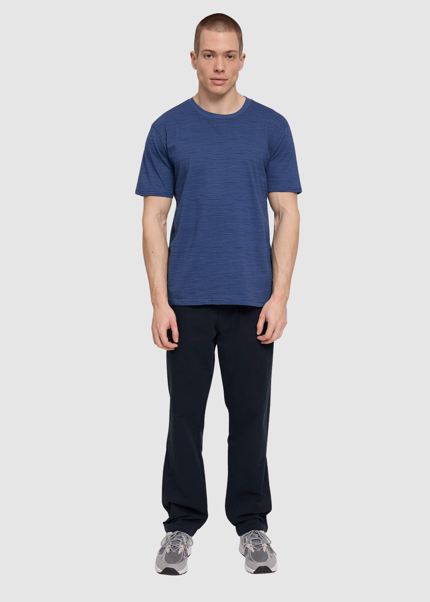 Wobbly Striped T-Shirt Blue Indigo/blue Night Wobbly Striped T-Shirt Blue Indigo/blue Night