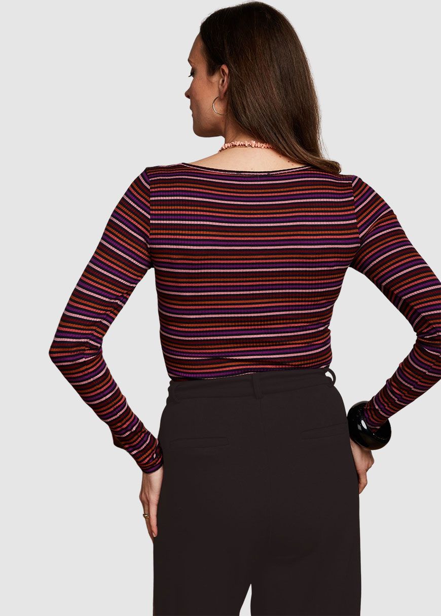 Carice V Top Rolla Stripe Carice V Top Rolla Stripe