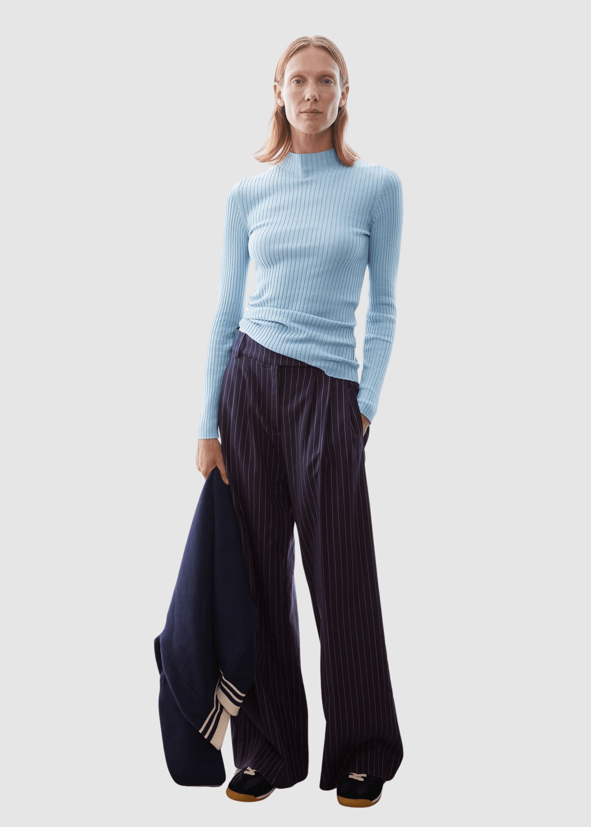 Alaania Knit Sweater Blue Glow Alaania Knit Sweater Blue Glow