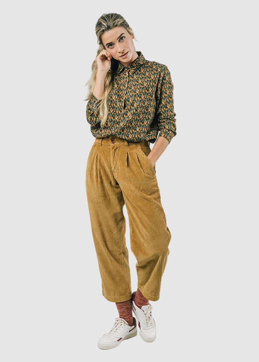 Corduroy Pleated Pant