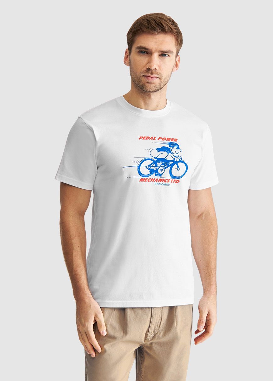 dedicated_t_shirt_stockholm_pedal_AW_25_DED_23098_Power_White_1_f9f4661d26 T-Shirt Stockholm Pedal