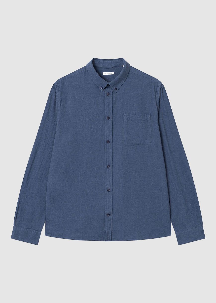 Regular Fit Melangé Flannel Shirt Regular Fit Melangé Flannel Shirt
