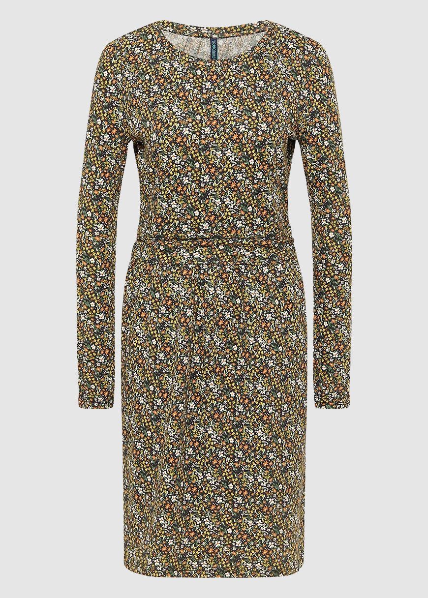 Tailliertes Jersey-Kleid Tailliertes Jersey-Kleid