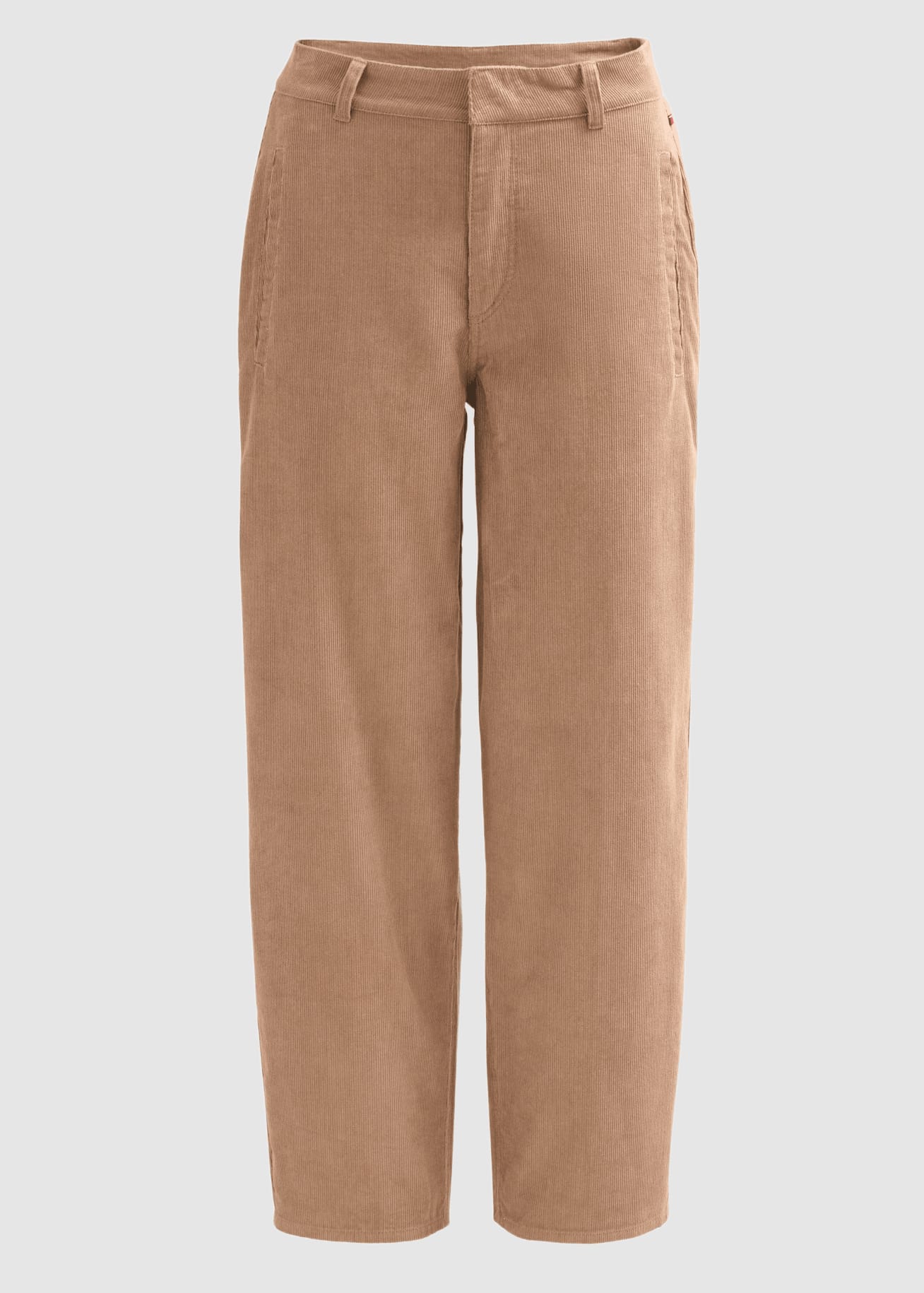 7/8 Barrel Kord-Hose Dunkelsand