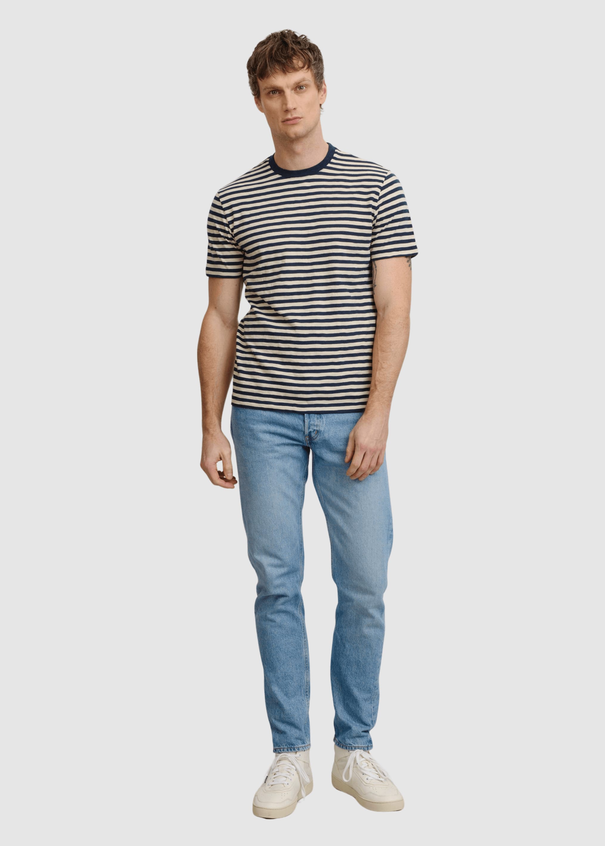 T-Shirt Delonix Stripes Dark Navy T-Shirt Delonix Stripes Dark Navy
