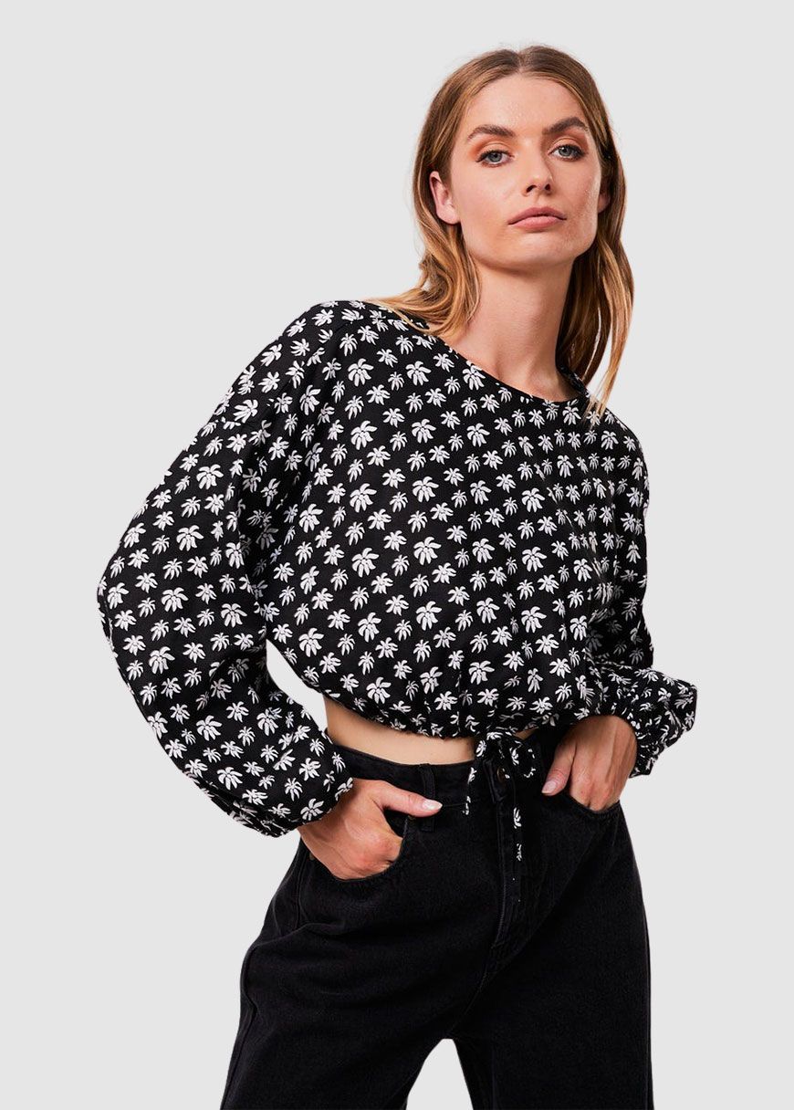 Pascale Hemp Gathered Long Sleeve Top Pascale Hemp Gathered Long Sleeve Top
