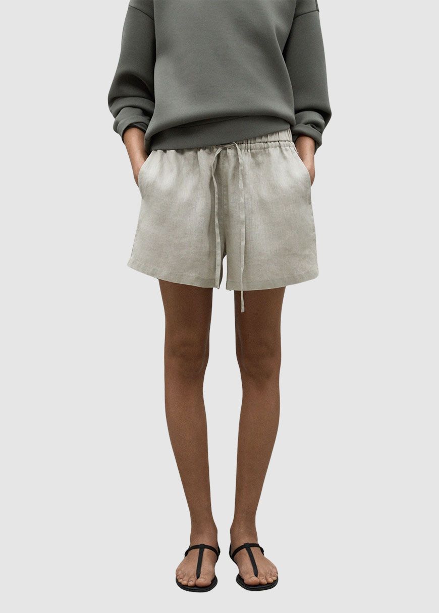 Yeraalf Linen Shorts Woman
