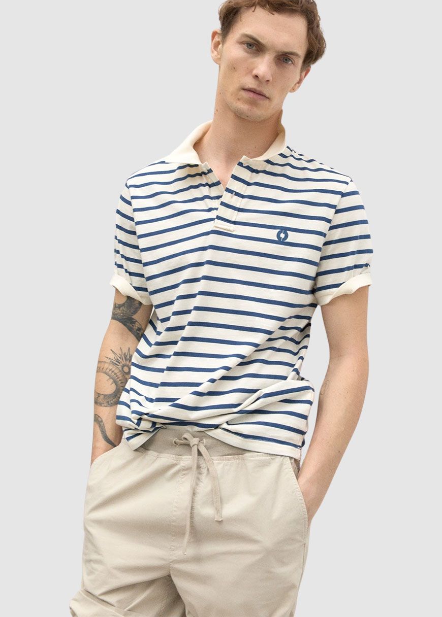 Stripesalf Polo Man