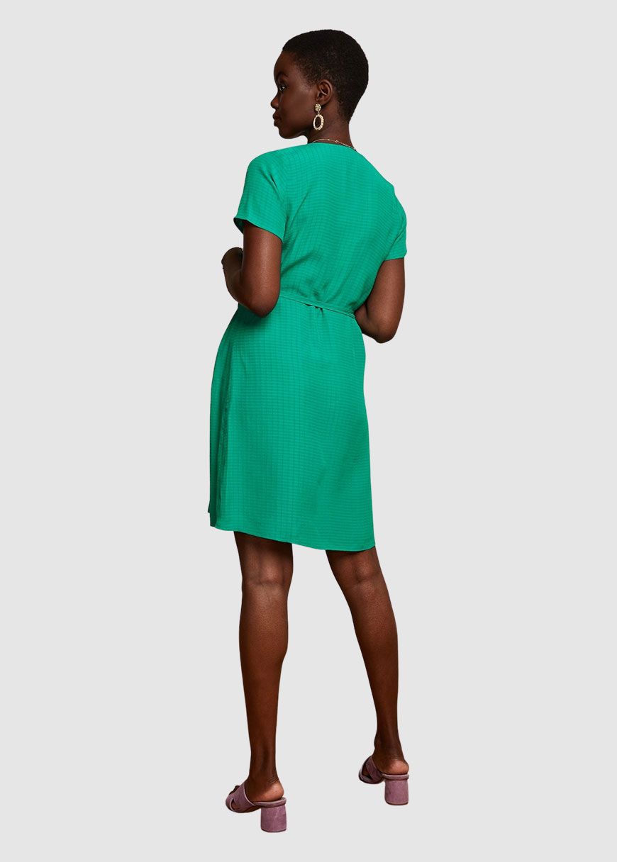Zuma Wrap Short Dress Sandy Zuma Wrap Short Dress Sandy