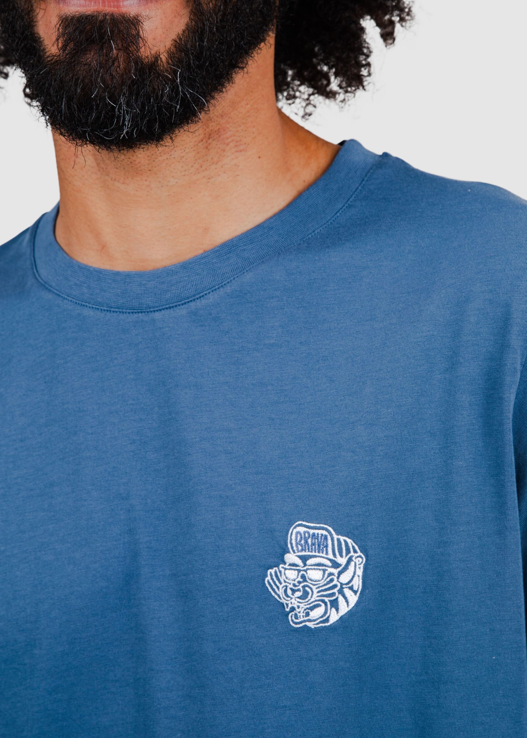 Asis Percales Tigris Regular T-Shirt Blue Asis Percales Tigris Regular T-Shirt Blue