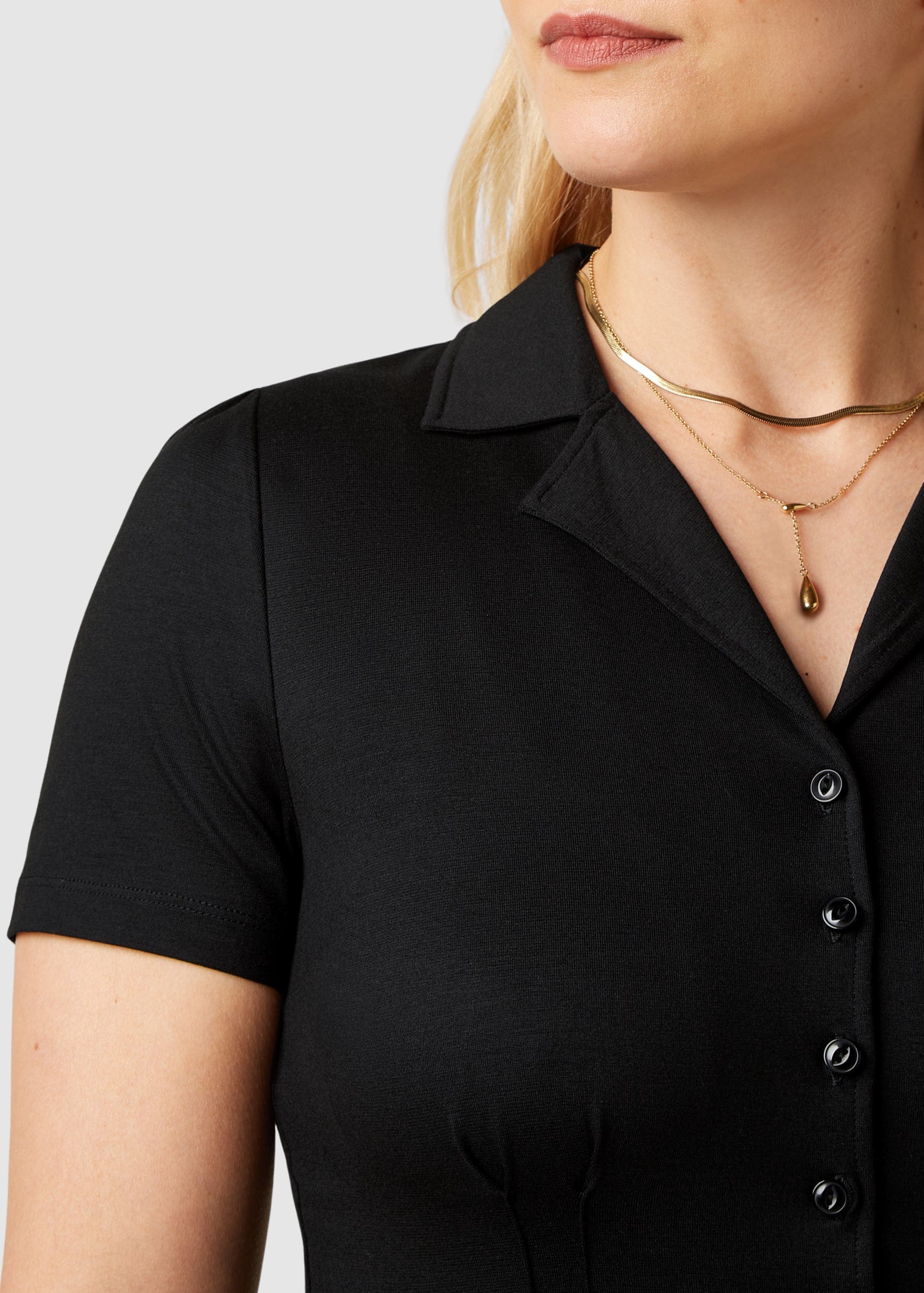 Sheeva Dress Viscose Classic Black Sheeva Dress Viscose Classic Black