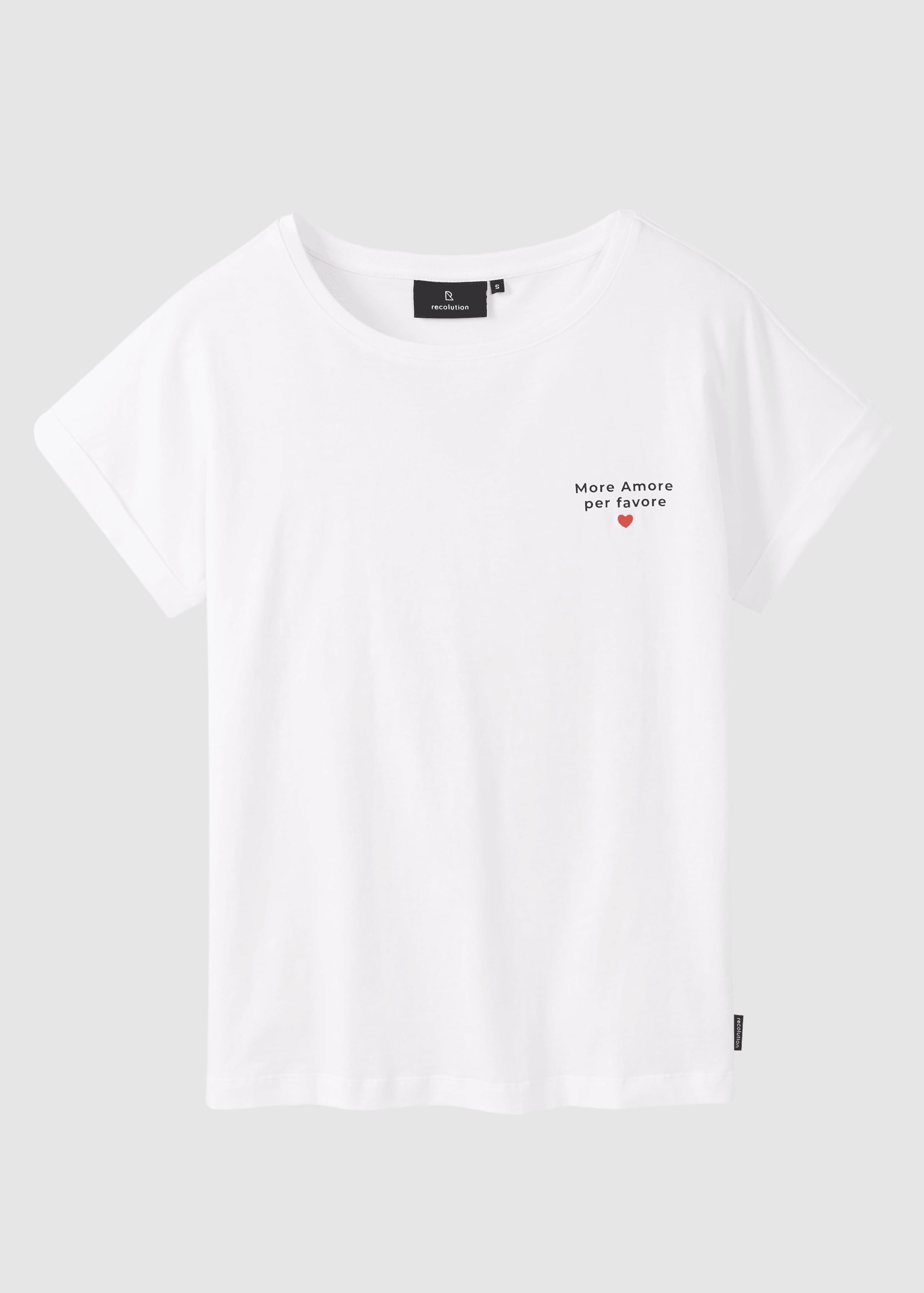 T-Shirt Cayenne More Amore White T-Shirt Cayenne More Amore White