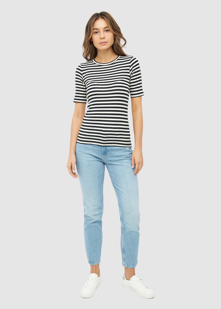 Striped Rib T-Shirt