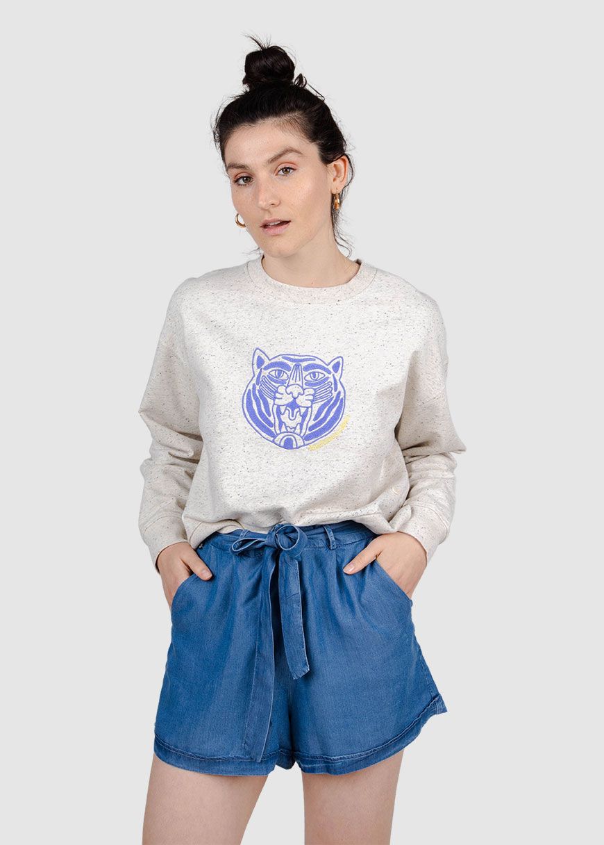 Tiger Rounded Sweatshirt