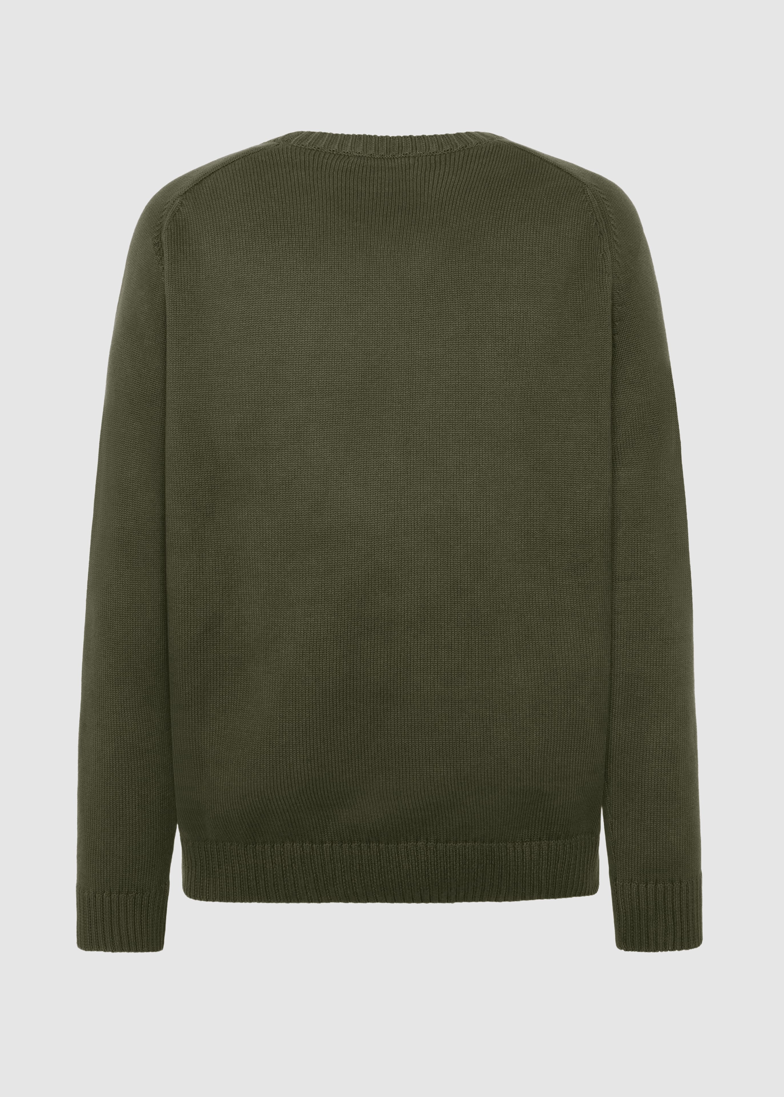 knowledge-cotton-apparel-crew-neck-sweater-forrest-night-2.jpeg Crew Neck Sweater Forrest Night