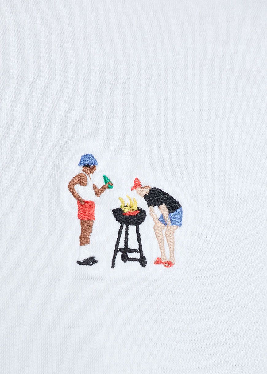 T-Shirt Stockholm BBQ Emb