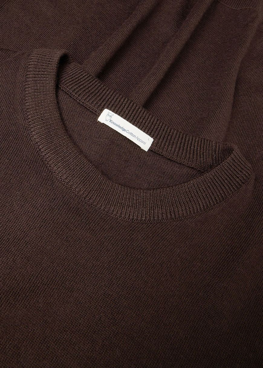knowledge_cotton_apparel_regular_merino_knit_crew_neck_AW_25_KCA_1080068_1487_Chocolate_Torte_3_76d7033df1 Regular Merino Knit Crew Neck