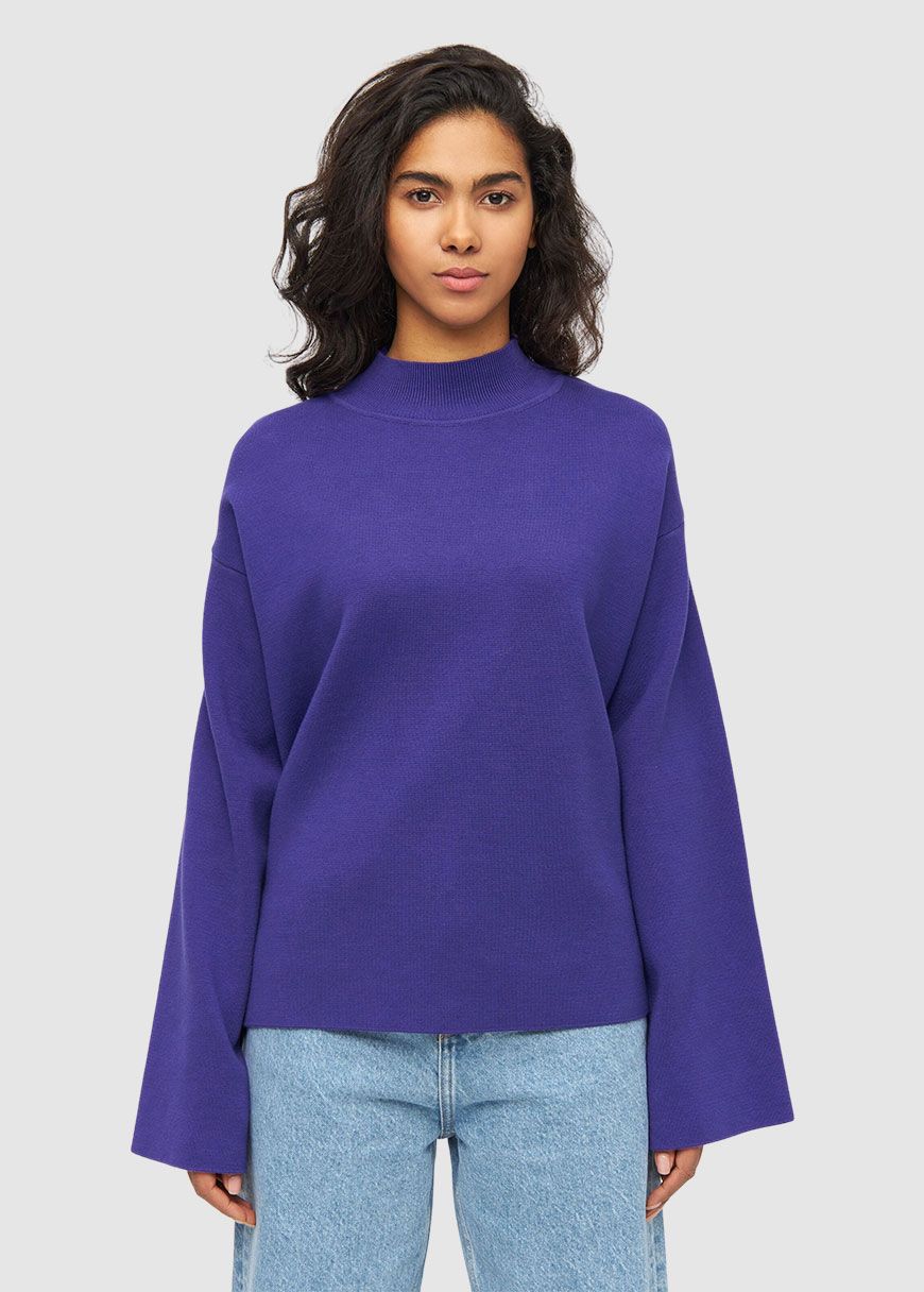 Cotton High Neck Knit Cotton High Neck Knit