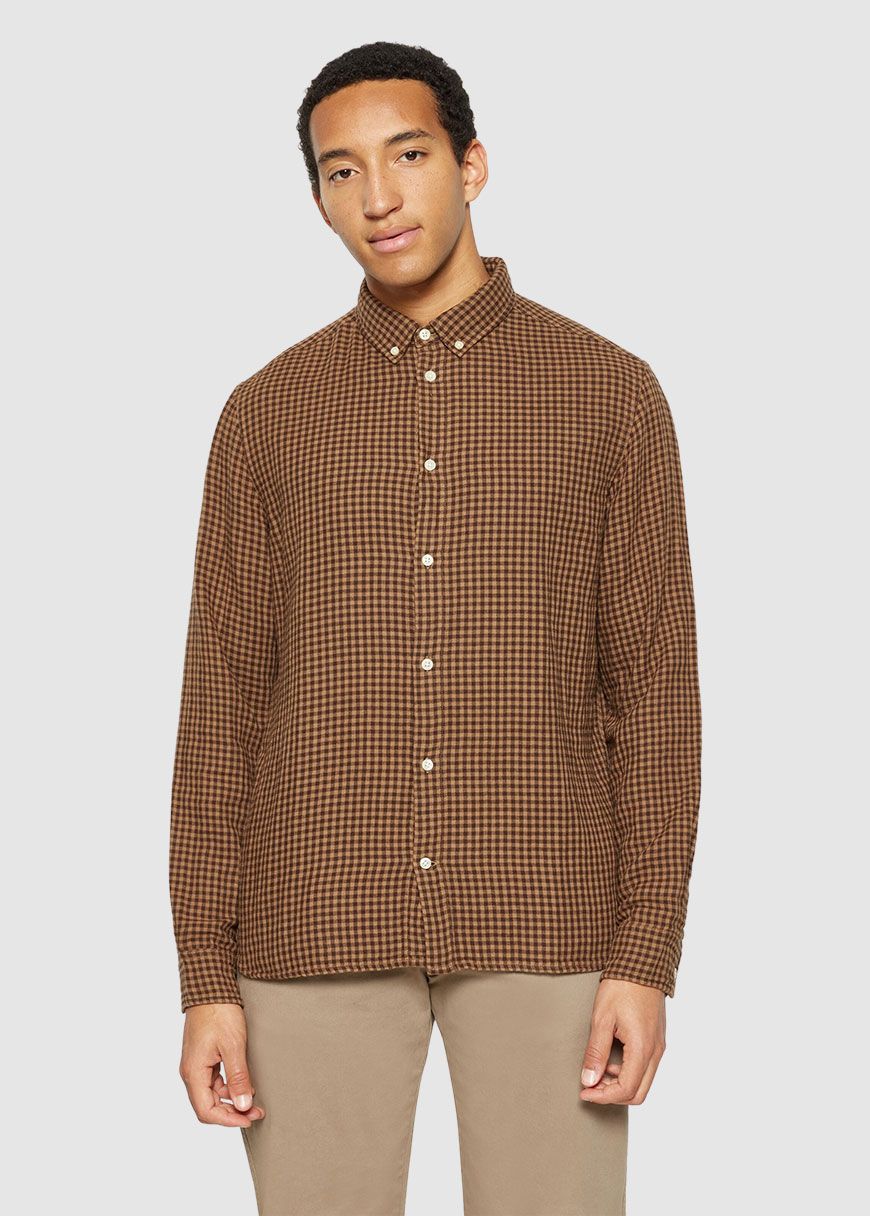 Regular Fit Double Layer Checkered Shirt Regular Fit Double Layer Checkered Shirt
