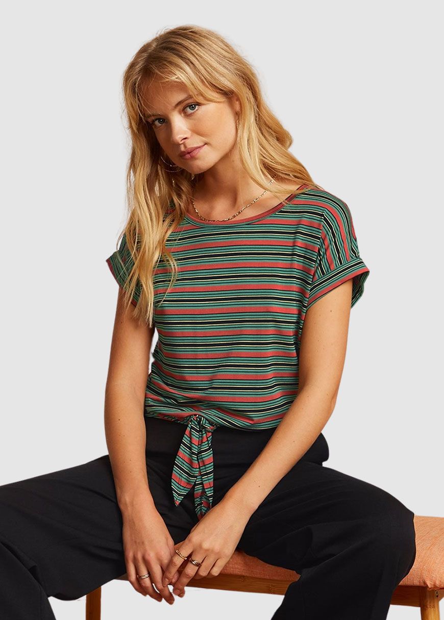 Aria Knot Top Castillo Stripe Aria Knot Top Castillo Stripe