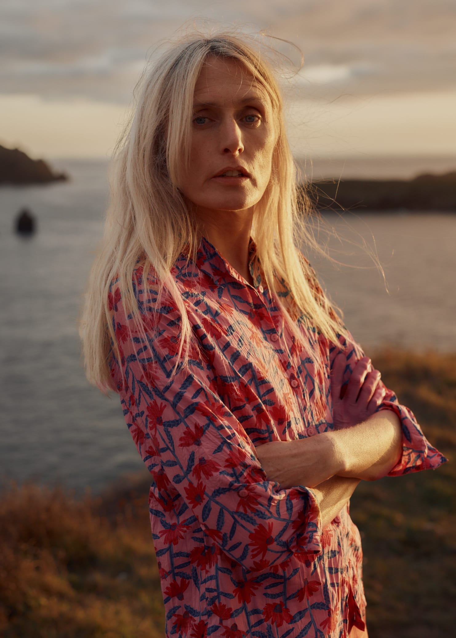 Larissa Shirt Echinacea Stems Rosehip Larissa Shirt Echinacea Stems Rosehip