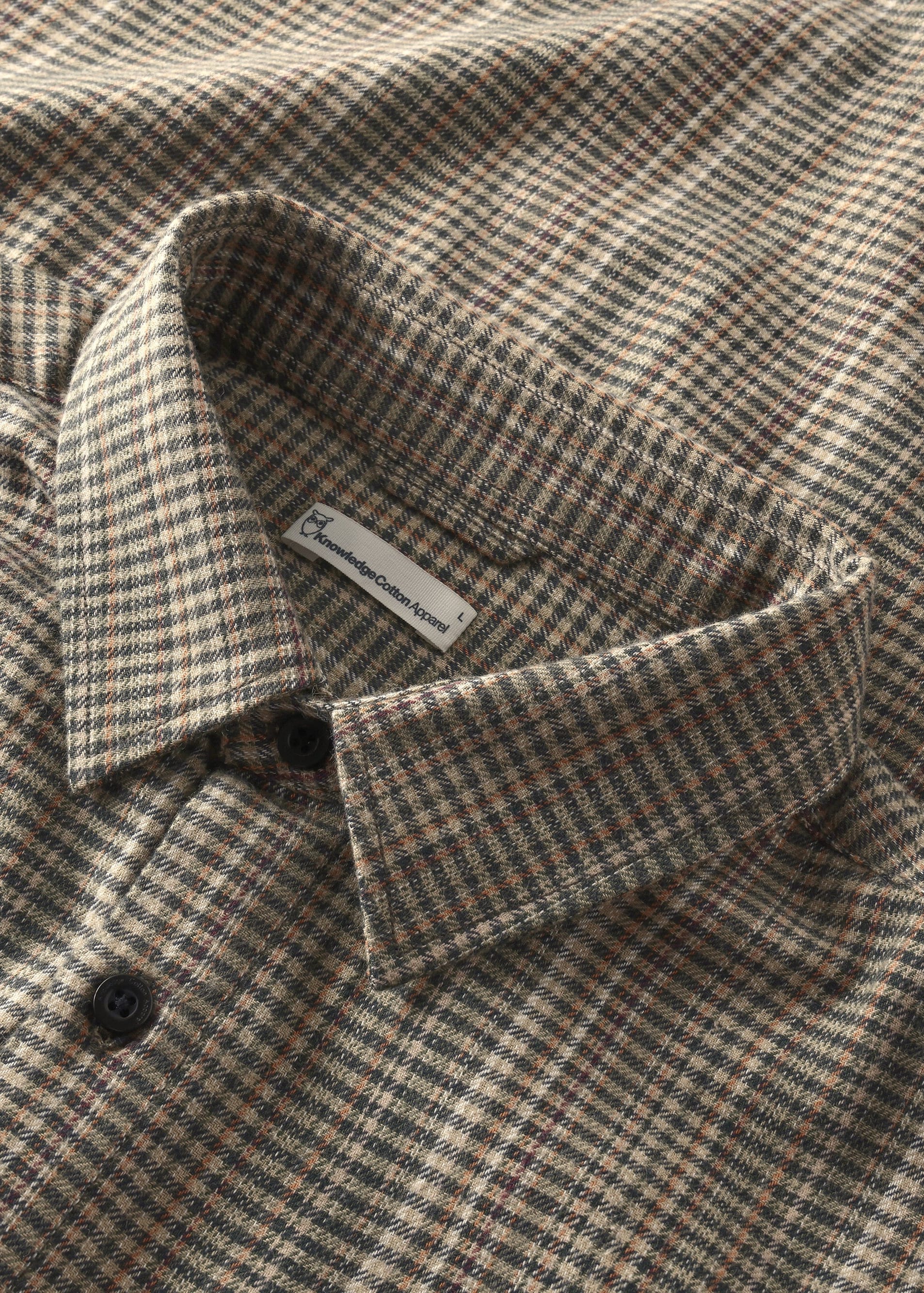 knowledge-cotton-apparel-dune-regular-check-shirt-multi-check-2.jpeg Dune Regular Check Shirt Multi Check