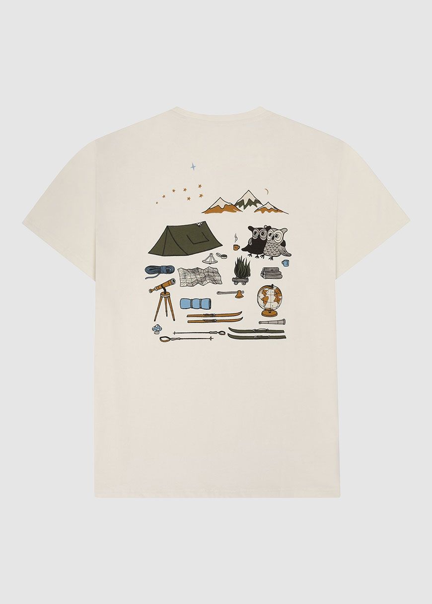 knowledge_cotton_apparel_back_print_t_shirt_AW_25_KCA_1010147_1387_Egret_4_310c8ea3b6 Back Print T-Shirt