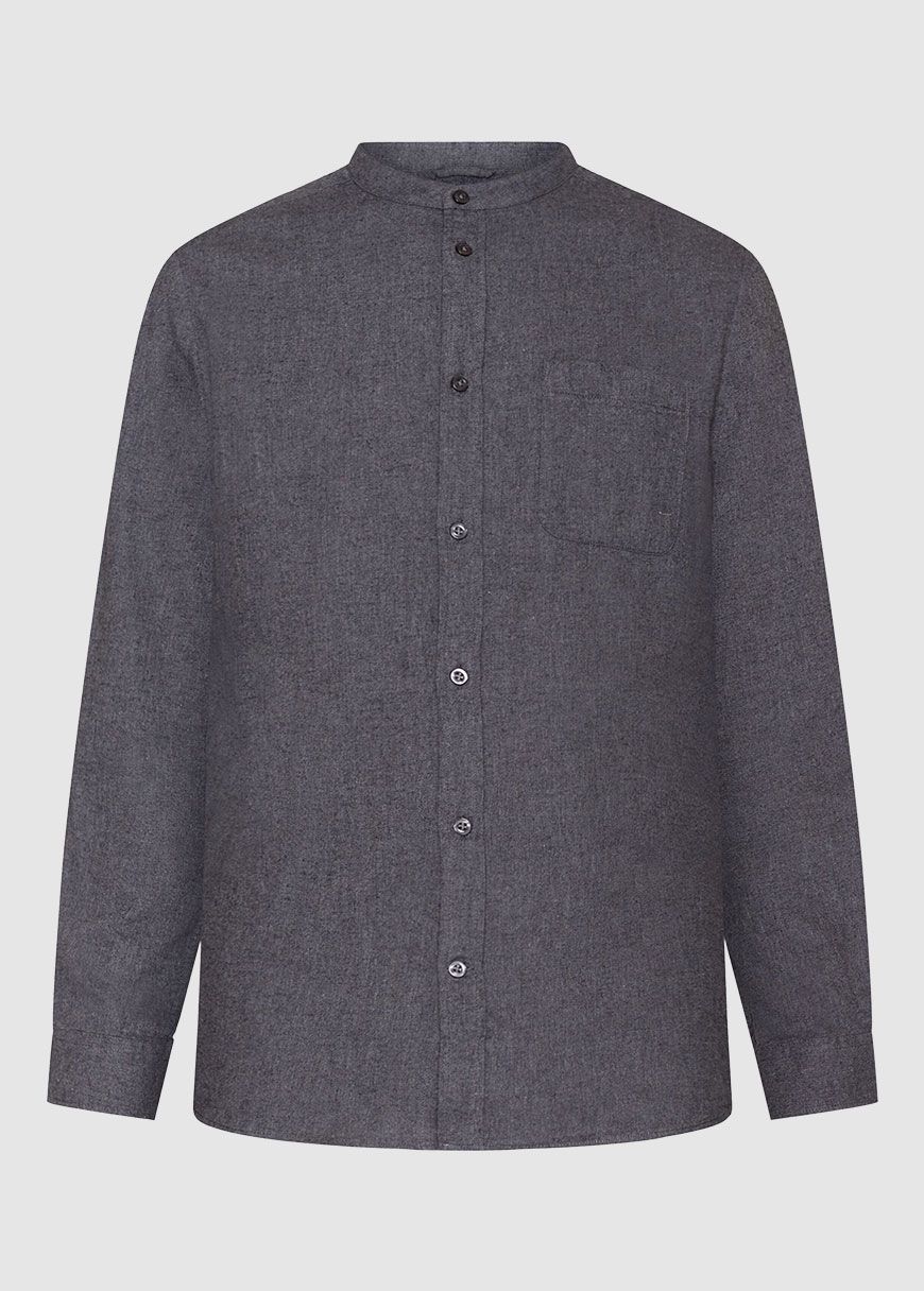knowledge_cotton_apparel_flannel_shirt_AW_25_KCA_1090056_1073_Dark_Grey_Melange_5_f1d4b905ca Flannel Shirt