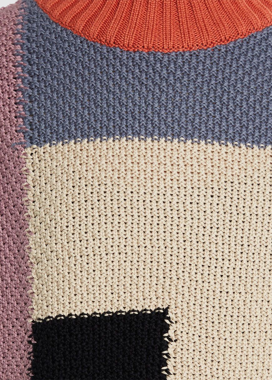 Sweater Knitted Rutbo Blocks