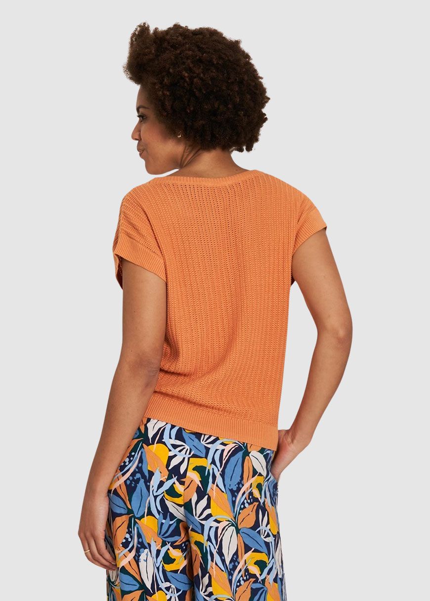 Lockeres Strick-Shirt Lockeres Strick-Shirt