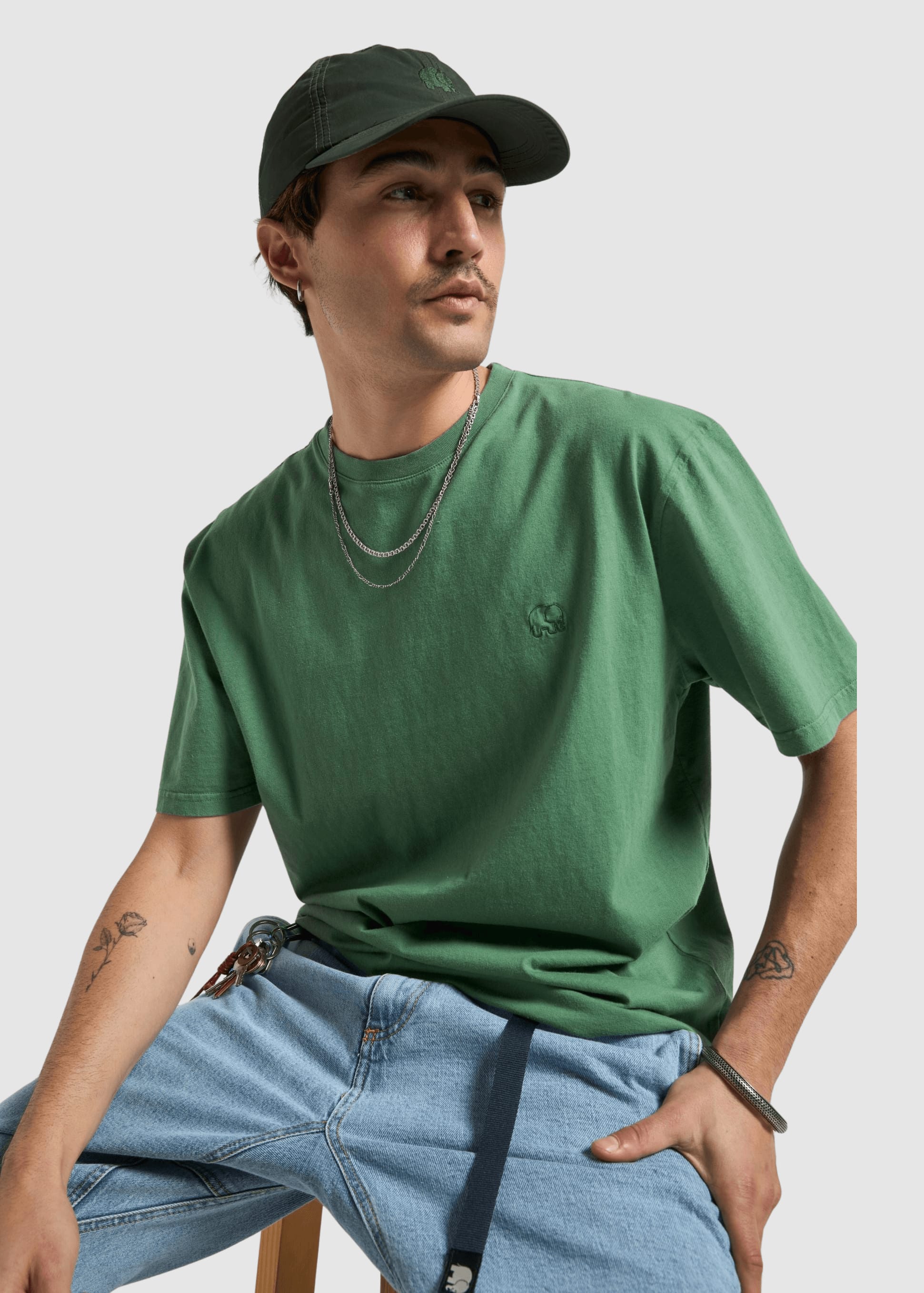 Essential Sunwashed T-Shirt Myrtle Green Essential Sunwashed T-Shirt Myrtle Green