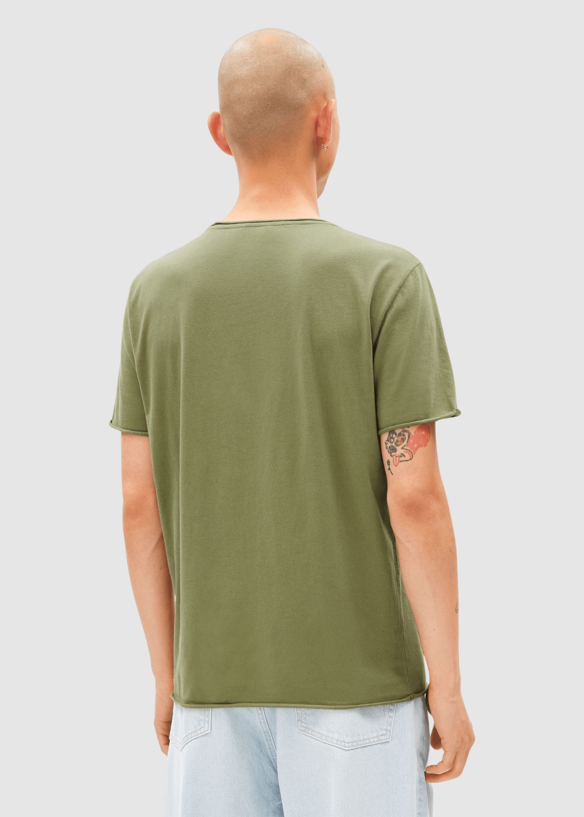 Jaames Brushed T-Shirt Fatigue Green Jaames Brushed T-Shirt Fatigue Green