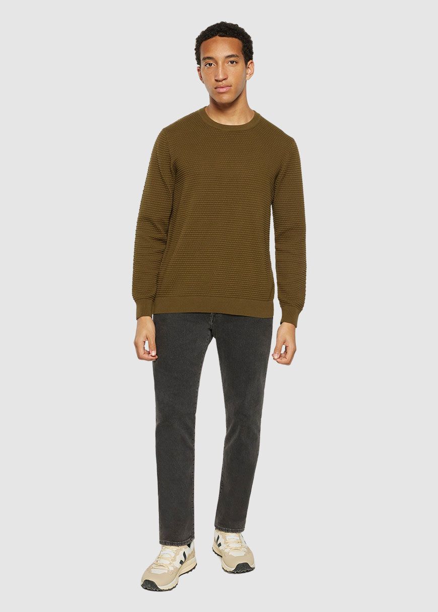 Vagn Regular Bubble Knit Crew Neck Vagn Regular Bubble Knit Crew Neck