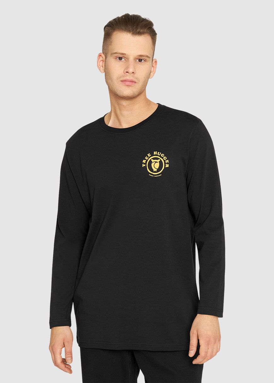 Long Sleeve Heavy Single With Urskog Front And Back Print Long Sleeve Heavy Single With Urskog Front And Back Print