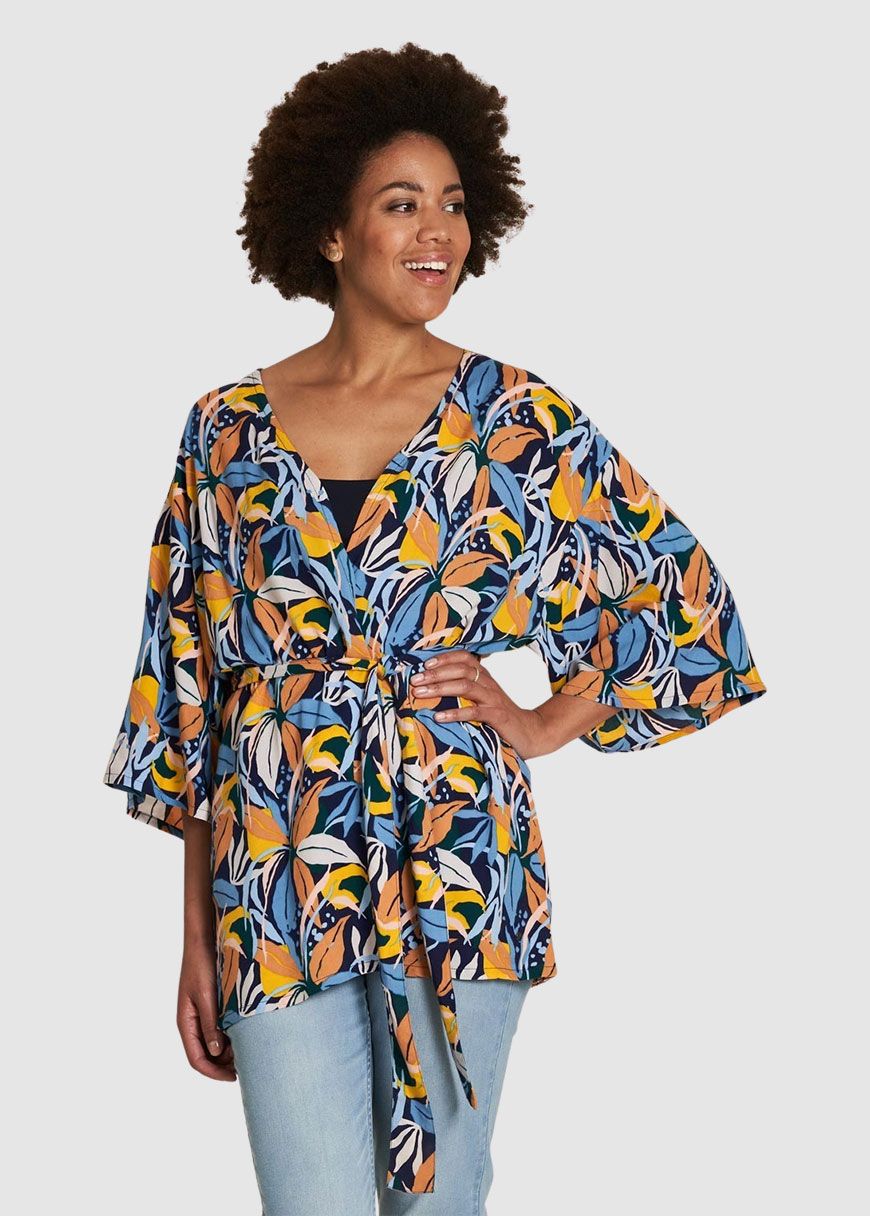 Kimono aus EcoVero Viskose Kimono aus EcoVero Viskose