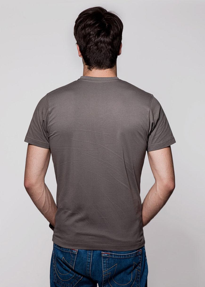 3fairtrade_basic_shirt_dark_grey_man7 T-Shirt Dark Gull