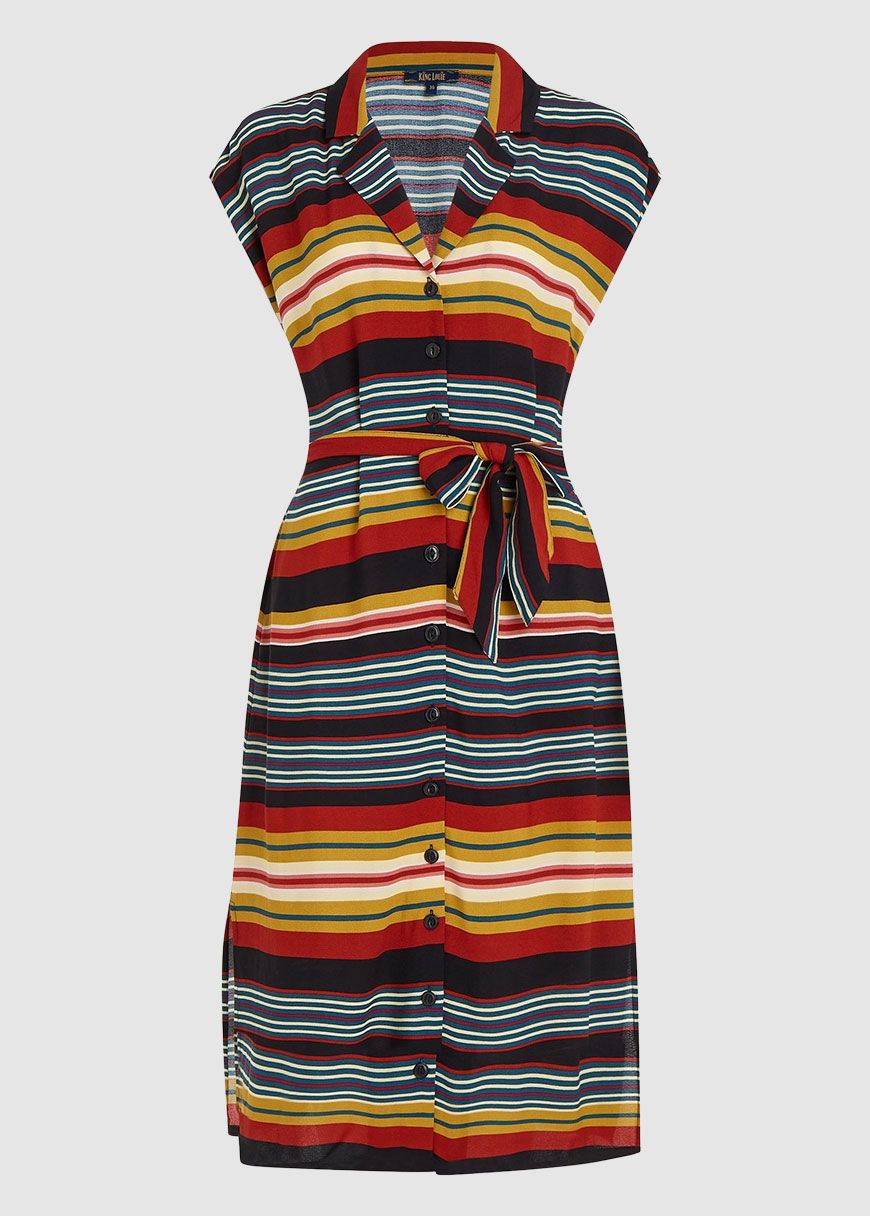Irene Dress Maxim Stripe Irene Dress Maxim Stripe