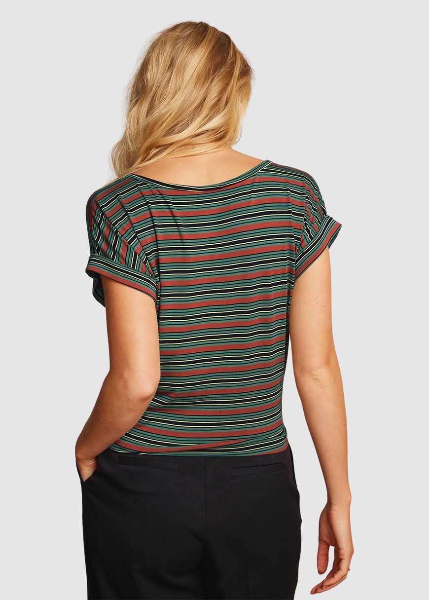 Aria Knot Top Castillo Stripe Aria Knot Top Castillo Stripe
