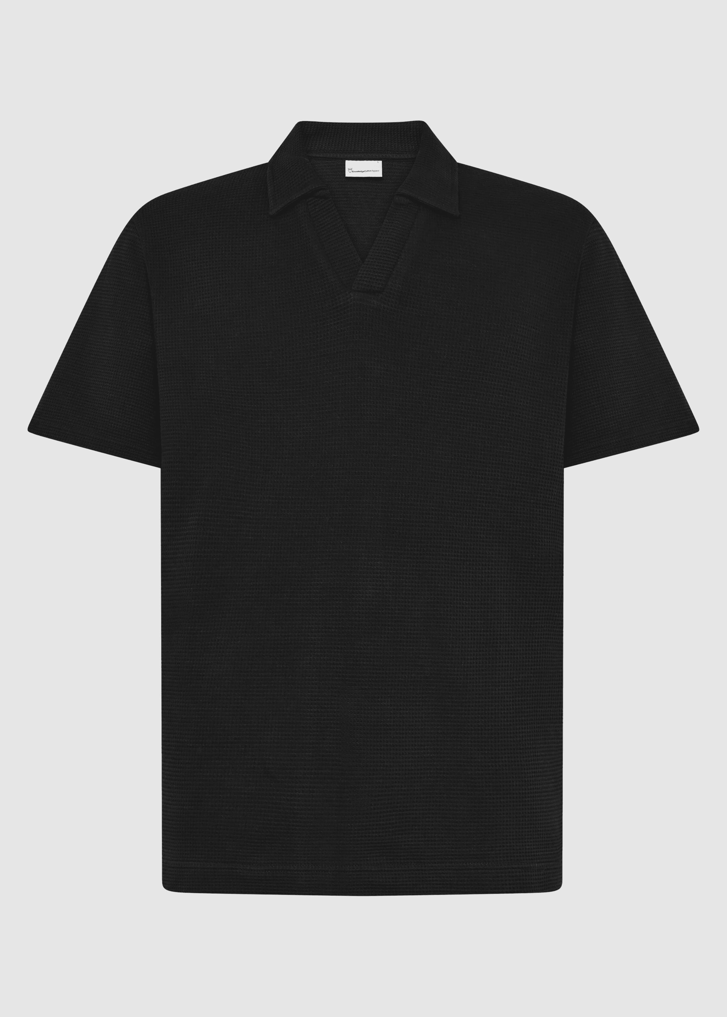 Waffle Polo Black Jet Waffle Polo Black Jet