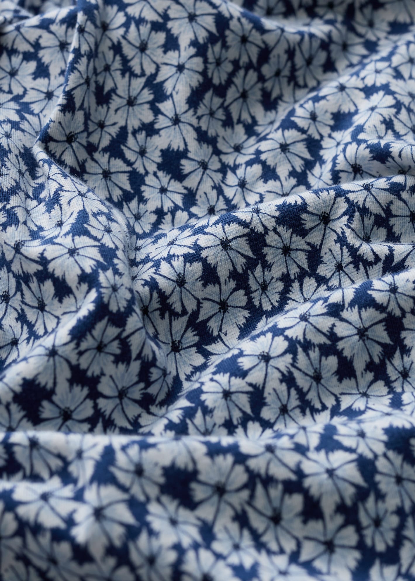 Pier View Dress Bunched Cornflowers Dark Voyage Pier View Dress Bunched Cornflowers Dark Voyage
