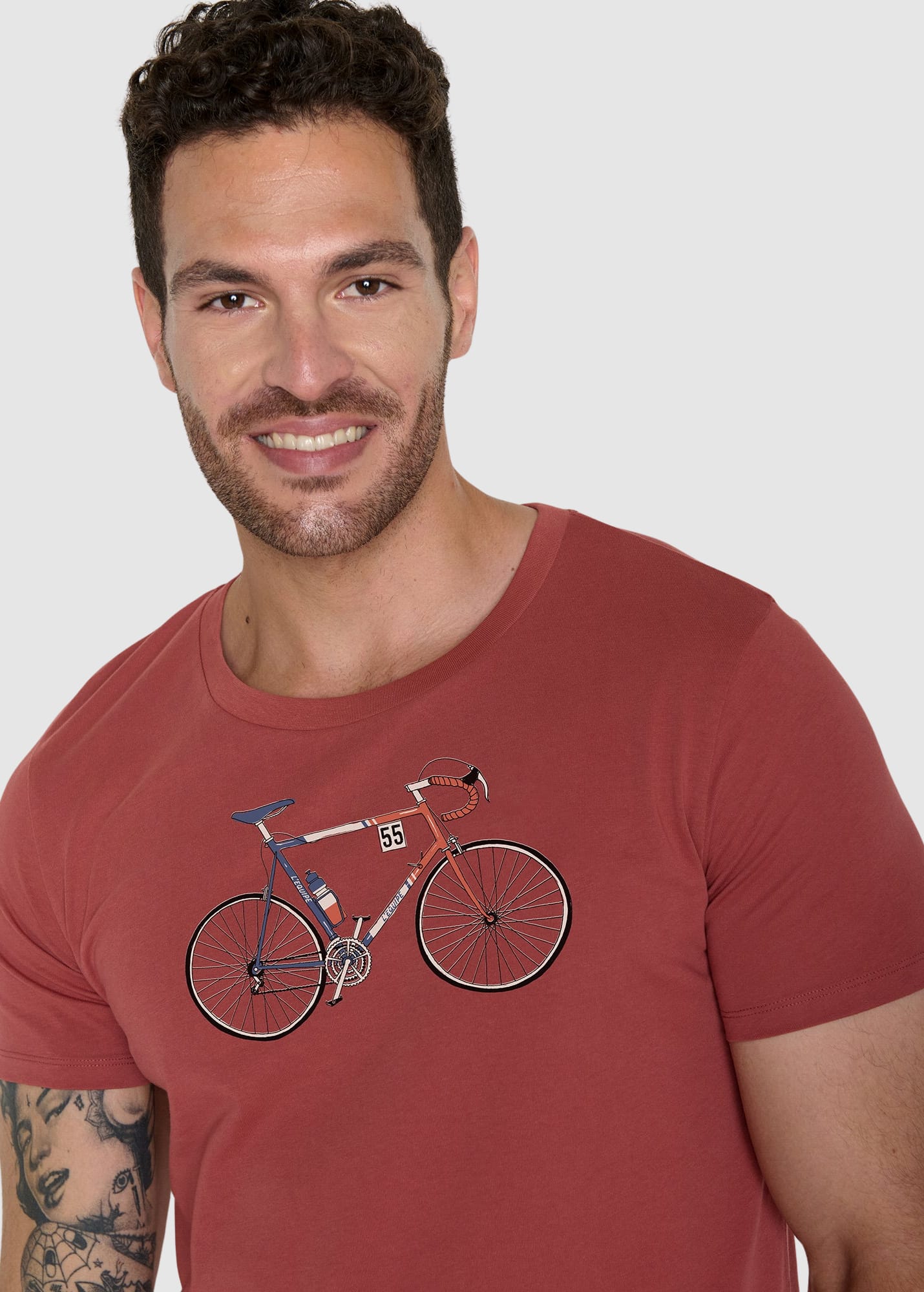 Bike Jacques Guide T-Shirt Sunset Red
